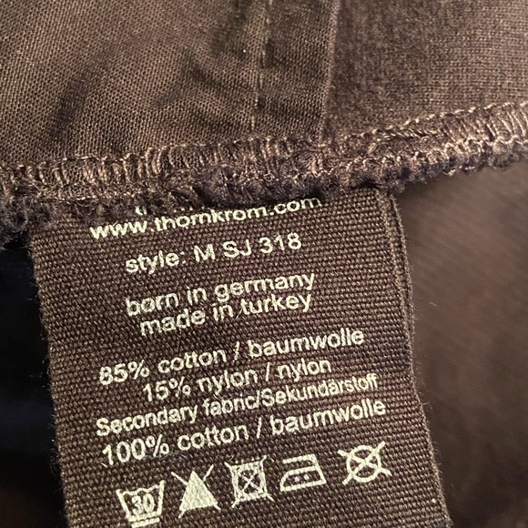 NWT THOM KROM Mesh Panel Black Bomber Jacket Large - Picture 12 of 12